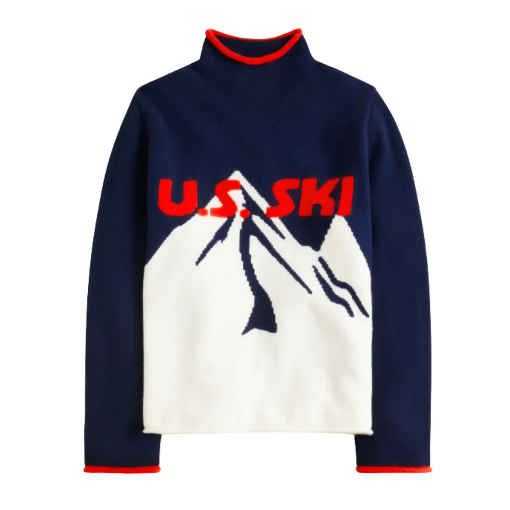 NWT J.Crew U.S. Ski & Snowboard Alps Rollneck Sweater in Wool
